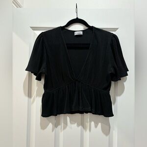 Urban Outfitters Deep V Crop Top